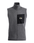 Flok Wool Pile Vest M Granite (S)