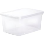 EDA PLASTIQUE Boîte de rangement Funny Box 8 L - Naturel - 31 x 23,4 x 15,4 cm