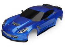 Traxxas 8386X Kaross Chevrolet Corvette Z06 Blå Målad