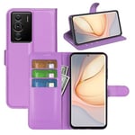 Sony Xperia 10 Iv      Pu Wallet Case    [Purple]