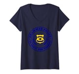 Womens Grammar Police To Serve And Correct | Funny V-Neck T-Shirt