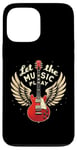 iPhone 13 Pro Max Let the Music Play Guitars Guitar Guitar Player Guitarist Case