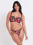 Curvy Kate Boost In Bloom Padded Balcony Bra - Multi, Multi, Size 32J, Women