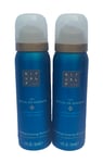 LOT 2x RITUALS THE RITUAL OF HAMMAM FOAMING SHOWER GEL (50ml) TRAVEL SIZE NEW!