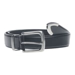 Duke Mens D555 Joseph Bonded Leather Metal Tip Waist Belt - 60