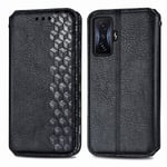 Yhteensopiva Xiaomi Poco F4 Gt Wallet Folio Case Pu Nahka Magneettisesti Suljettava Card Slots Jalustan suojuksen kanssa