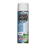 Nitromors Anti-Rust Hammered Finish Metal Spray Paint, No Primer Required, White, 500 ml