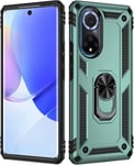 Pour Huawei Nova 9 Case, Huawei Honor 50 Case Mobile Phone Avec Un Boîtier De Porte-Anneau Magnétique, Protection Épineuse À L'amortisseur Pour Huawei Nova9 Smartphon