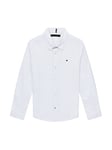 Tommy Hilfiger Boys Stretch Oxford Shirt, White (White), 6 Years