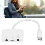 New Headphone Splitter 3 In 1 USB To C Transfer Double 3.5mm AUX Audio Headset A