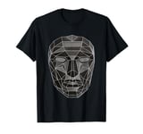 Squid Game Front Man Geometric Mask Art T-Shirt