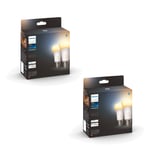 Philips Hue - E27 2-pakning - White Ambiance