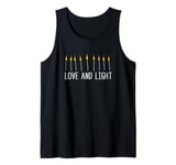 Hanukkah Candles Jewish Festival Love And Light Tank Top