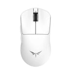 VGN-Souris de jeu sans fil Dragonfly F1 ature a Pro Max,récepteur 4K,mode touristes,2.4g,filaire,F1 Pro Max,PC,cadeau - Type F1 MOBA White