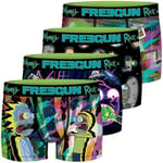 Boxers Freegun  Lot de 4 Boxers homme Rick and Morty G1