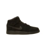 Nike Air Jordan 1 Mid Bg Svarta 38