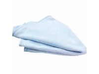 Handduk 32x32 cm Microfiber stickad nordisk blå, 10 st/pk