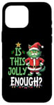 Coque pour iPhone 16 Pro Max Is This Jolly Enough Grumpy Santa Cat Pun Pun Noël