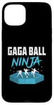 Coque pour iPhone 15 Plus Jeu de handball Gaga Ball Ninja Dodgeball Dodge