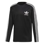 Adidas Men Baseball Crew Sweatshirt - Black/White, M