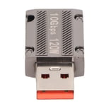 USB-hona till Typ C-hona Adapter 120W Upp till 10 Gbps Rak 3.1 USB A till C OTG Adapter Zink-legeringsskal för Telefoner Datorer