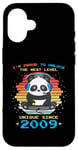 Coque pour iPhone 16 Né en 2009 Birthday Panda Gaming Unlock The Next Level