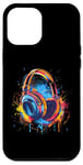 iPhone 12 Pro Max Headphones Music DJ Music Lover Splash EDM Music Headphones Case