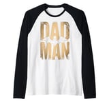 Mens Dad Gift Birthday Father Dad Raglan Baseball Tee