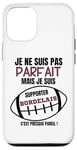 Coque pour iPhone 15 Supporter Rugby Bordeaux Humour