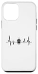 Coque pour iPhone 12 mini Heartbeat ECG Boba Milk Tea Milktea Bubble Tea Boba Pearl