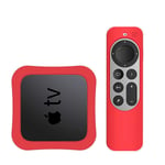 Apple TV 4k och Siri Remote Silikonfodral, 2-pack Skyddsfodral