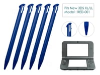 5 x Blue Plastic Pens  Pen Stylus Touch for Nintendo - ̗̀new ̖́ 3DS XL/LL 2015+