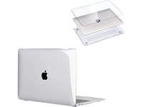 Strado Tablet Case Hardshell-Fodral För Apple Macbook Air 13 2018-2020 (Clear) Universal