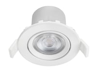 Philips Funksjonell Innfelt Spot, Innsunket Spotlight, Ikke-Utskiftbare Pærer, Led, 2700 K, 350 Lm, Hvit