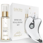 Home spa Hyaluronic Kit ( SONIC GuaSHA + H Serum)