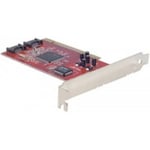 Carte PCI controleur SATA Low Profile - 2 ports internes