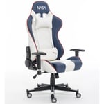 Nasa Supernova (White/Blue
  Gaming Chair)