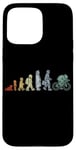 Coque pour iPhone 15 Pro Max Evolution d'un cycliste Amoureux du vélo Biking