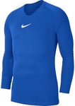 NIKE AV2611-463 Dri-FIT Park First Layer Sweatshirt Unisex ROYAL BLUE/WHITE Size S