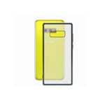 Protection Pour Téléphone Portable Samsung Galaxy S10e Flex Metal Tpu Transparent Gris Métallisé