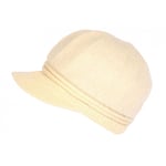 Bonnet Casquette Femme Beige Brillant Beret Angora Hoela-Taille unique