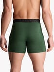 Under Armour Performance Waistband Boxers, Pack of 3, Black/Red/Green