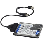 7 + 15 Broches SATA 22Pin USB 2.0 Câble 2,5 HDD Adaptateur Hard Disk Drive Yx