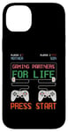 Coque pour iPhone 14 Plus Mother And Son Gaming Partners for Life Jeu vidéo Gamer