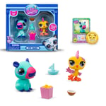 Littlest Pet Shop Pet Pair Figursett m/ tilbehør - Jungle Pals