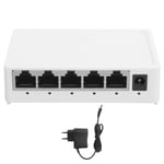 New 5‑Port Gigabit Ethernet Switch Network Adapter RJ4510/100/1000mbps EU Plug 1