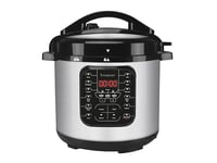 BEPER P101COS001 Pressure Multi-Cooker and Slow Cooker, Steam Cooker 6 Liter - Electric Pressure Cooker with 15 Cooking Programs