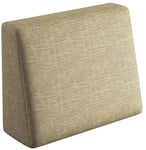 sunnypillow, Coussin Dossier pour Canapé Palette Euro Intérieur/Extérieur Appui 60 x 40 x 20/10cm plusieures Tailles et Couleurs à Choisir Coussin Matelas en Mousse Beige