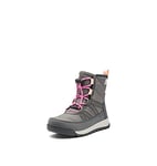 Sorel KIDS WHITNEY II SHORT LACE WATERPROOF Unisex Kids Casual Winter Boots, Grey (Quarry x Grill) - Youth, 4 UK
