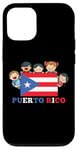 Coque pour iPhone 15 Pro Enfants Drapeau de Porto Rico Mois du patrimoine hispanique